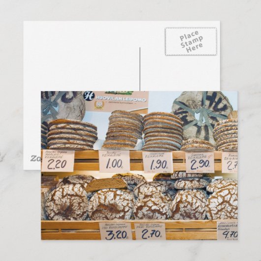 Rye Bread at Hakaniemi Market Hall ポストカード (正面/裏面)