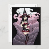 Ryla – バレンタインデーの魔女はがき シーズンポストカード (正面/裏面)