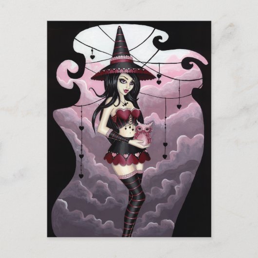 Ryla – バレンタインデーの魔女はがき シーズンポストカード (正面)