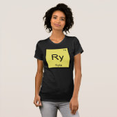 Rylie 名前 化学元素 周期表 tシャツ (正面フル)