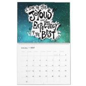 Rynski図解入りの、写真付きのによる主張 カレンダー (1月 2027)