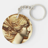 Ryo ObanとLady Fortuna inspiration Keychain キーホルダー (裏面)