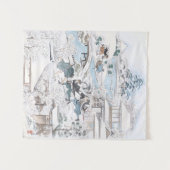 Ryogoku橋の47 Roninの日本語Ukiyo-e タペストリー (正面(横))