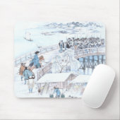 Ryogoku橋の47 Roninの日本語Ukiyo-e マウスパッド (マウス)