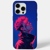 Ryomen Sukuna Neon Curse Case-Mate iPhoneケース (裏面)