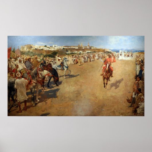 Rysselberghe – アラビア語ファンタジー1884 ポスター (正面)