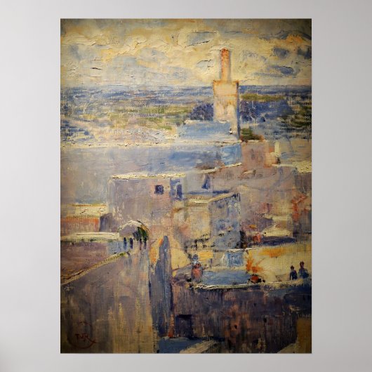 Rysselberghe – モロッコ勉強 ポスター (正面)