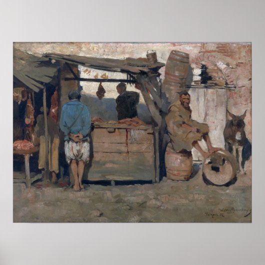 Rysselberghe – モロッコ市場1882 ポスター (正面)