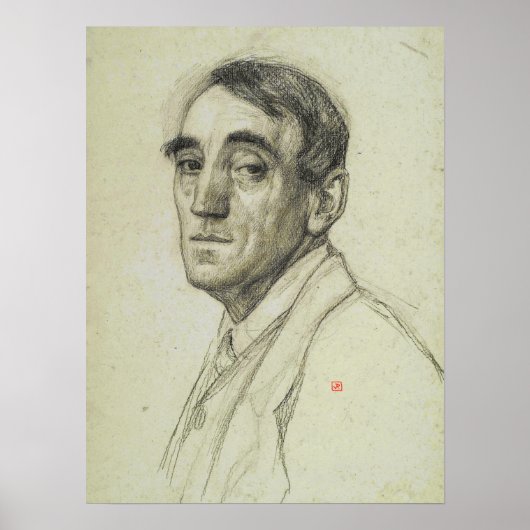 Rysselberghe – 自画像 ポスター (正面)