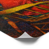 Rysselberghe - The Lecture By Emile Verhaeren ポスター (角)