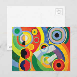 Rythme Joie De VivreバイRobert Delaunay Paskard ポストカード