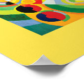 Rythme Joie de Vivre by Robert Dellaunay ポスター (角)