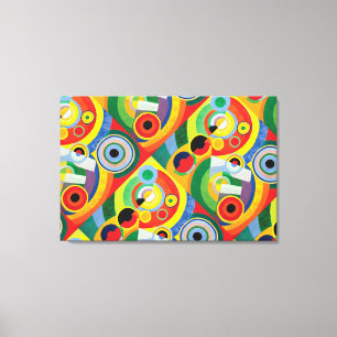 Rythme Joie de Vivre by Robert Dellaunay Canvas P キャンバスプリント