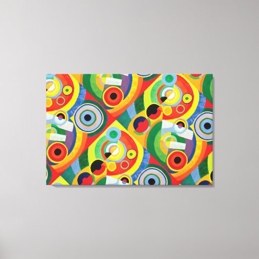 Rythme Joie de Vivre by Robert Dellaunay Canvas P キャンバスプリント (正面)