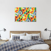 Rythme Joie de Vivre by Robert Dellaunay Canvas P キャンバスプリント (インサイチュ (寝室))