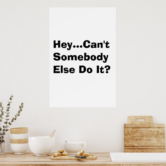 Sさん ポスター (キッチン)