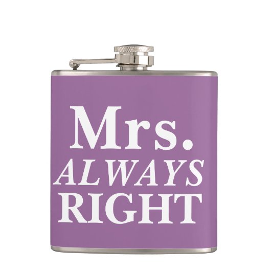 SさんALWAYS Right Bride's Flask フラスク (正面)