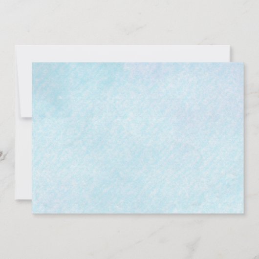 sつるスターフィッシュ&サンドドルビーチ招待状 招待状 (裏面)