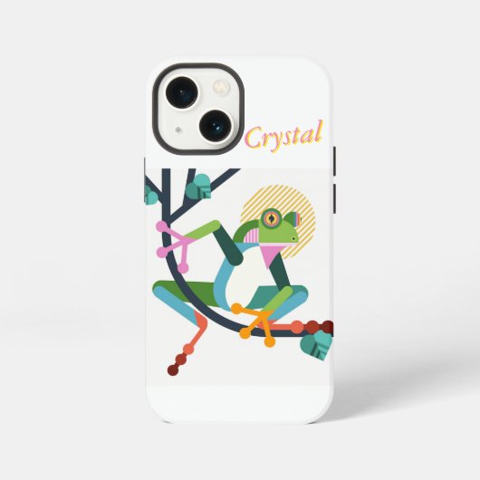 sつる Frog Apple iPhone 13ミニケース iPhoneケース (裏面)