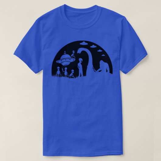 Sでネス湖に乗る Tシャツ (デザイン正面)