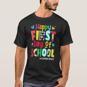 Sに戻る学校参事生活の幸せな初日 Tシャツ