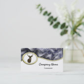 Sのスタイルの青いカムフラージュの剥製術の名刺 名刺 (スタンド正面)