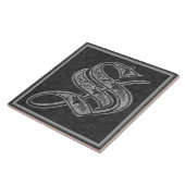 Sのモノグラム"王室のな灰色の石造りの"セラミックタイル タイル (側面)