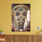 Sの天井が金色に輝く天井の天井 キャンバスプリント (インサイチュ (リビング))