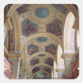 Sの天井が金色に輝く天井の天井 スクエアシール (正面)