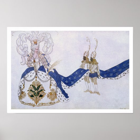 Sの女王と彼女のページのための衣装デザイン ポスター (正面)