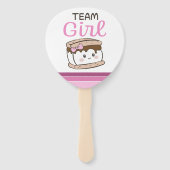 Sの性別が投票パドルを明らかにする ハンドファン (裏面)