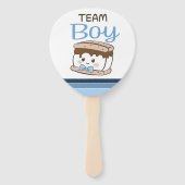 Sの性別が投票パドルを明らかにする ハンドファン (正面)