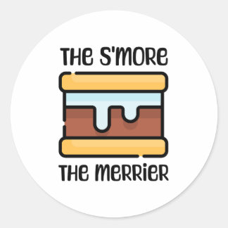 Sの方がメリー!キュートキャンおもしろいピング ラウンドシール