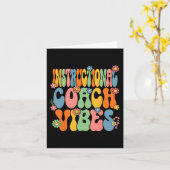 Sの最初の日に教育コーチVibesを学校へ カード (黄色い花)