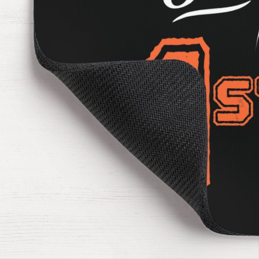 Sの最初の日のおもしろいの最初のグレードのバスケットボールのゲーム マウスパッド (コーナー)