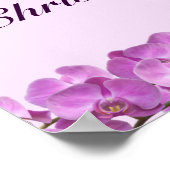 Sの22.5 x7.5インチのバパーソナライズされたナーパープルラン ポスター (角)