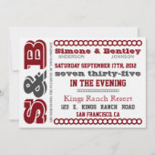 Sのn Bの招待状 招待状 (正面)