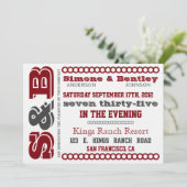 Sのn Bの招待状 招待状 (スタンド正面)