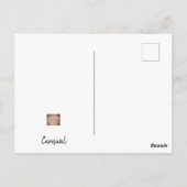 Sはがき4.25インチx 5.6インチカーニバル ポストカード (裏面)