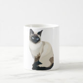 Sはシャム猫 コーヒーマグカップ (中央)