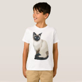 Sはシャム猫 Tシャツ (正面フル)