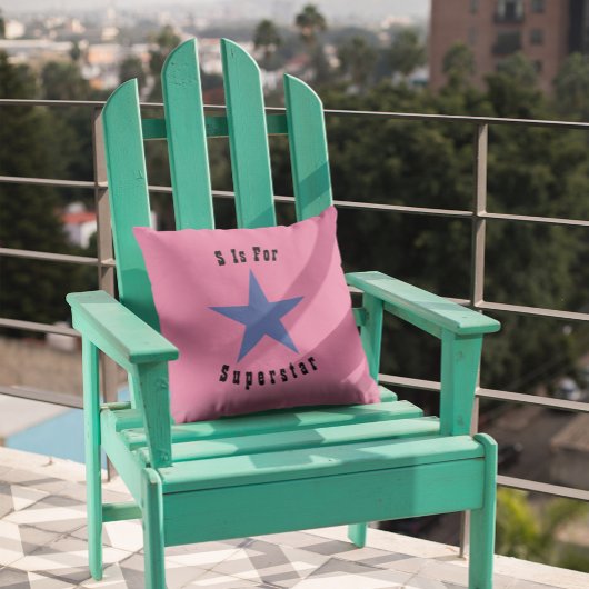 Sはスーパースター装飾用クッション クッション
