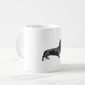 Sはソーセージ犬用 コーヒーマグカップ (正面左)