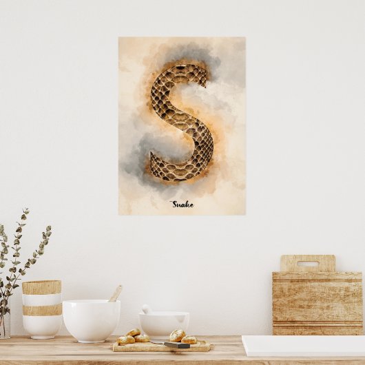 Sはヘビだ ポスター (キッチン)