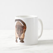 Sは小さな歯ヤシのシベット用 コーヒーマグカップ (正面右)