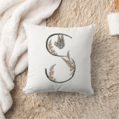 Sは怠惰およびSnapdragonsの枕のためです! クッション (ブランケット)