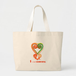SはSankofaのためです ラージトートバッグ