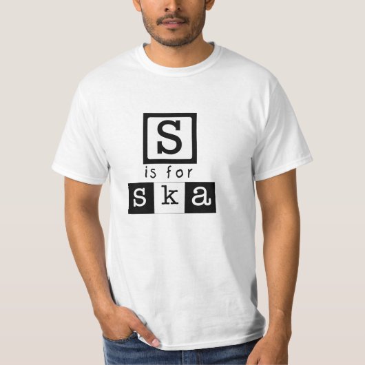 SはSkaのためです Tシャツ (正面)
