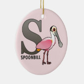 SはSpoonbillのためです セラミックオーナメント (右)