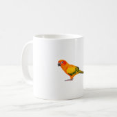 SはSun Conure用 コーヒーマグカップ (正面左)
